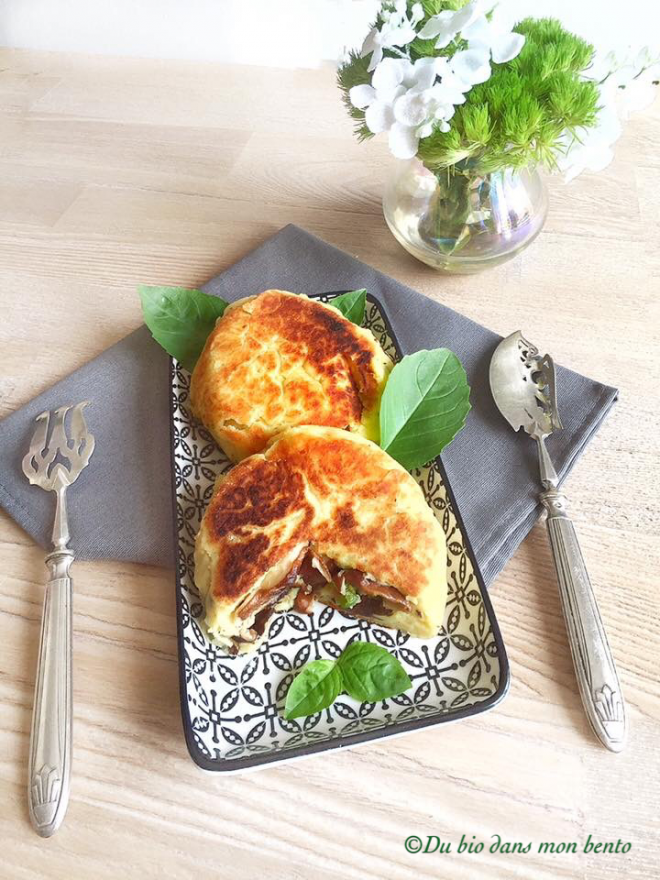 Croquettes de pomme de terre fourrées - du bio dans mon bento