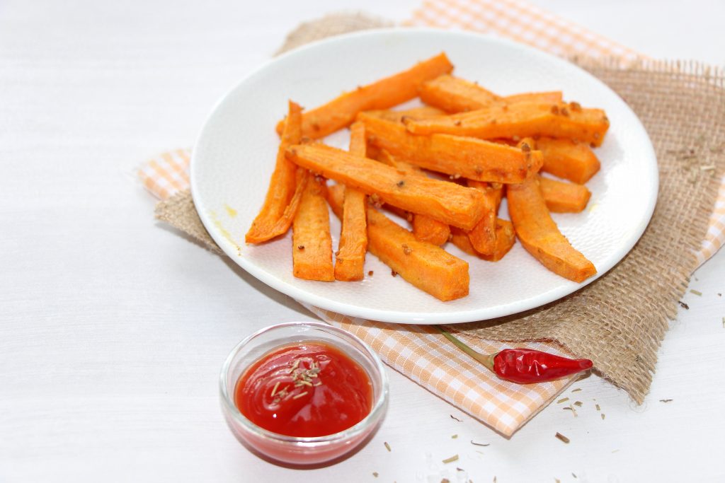 Frites De Patate Douce Au Four - Du Bio Dans Mon Bento