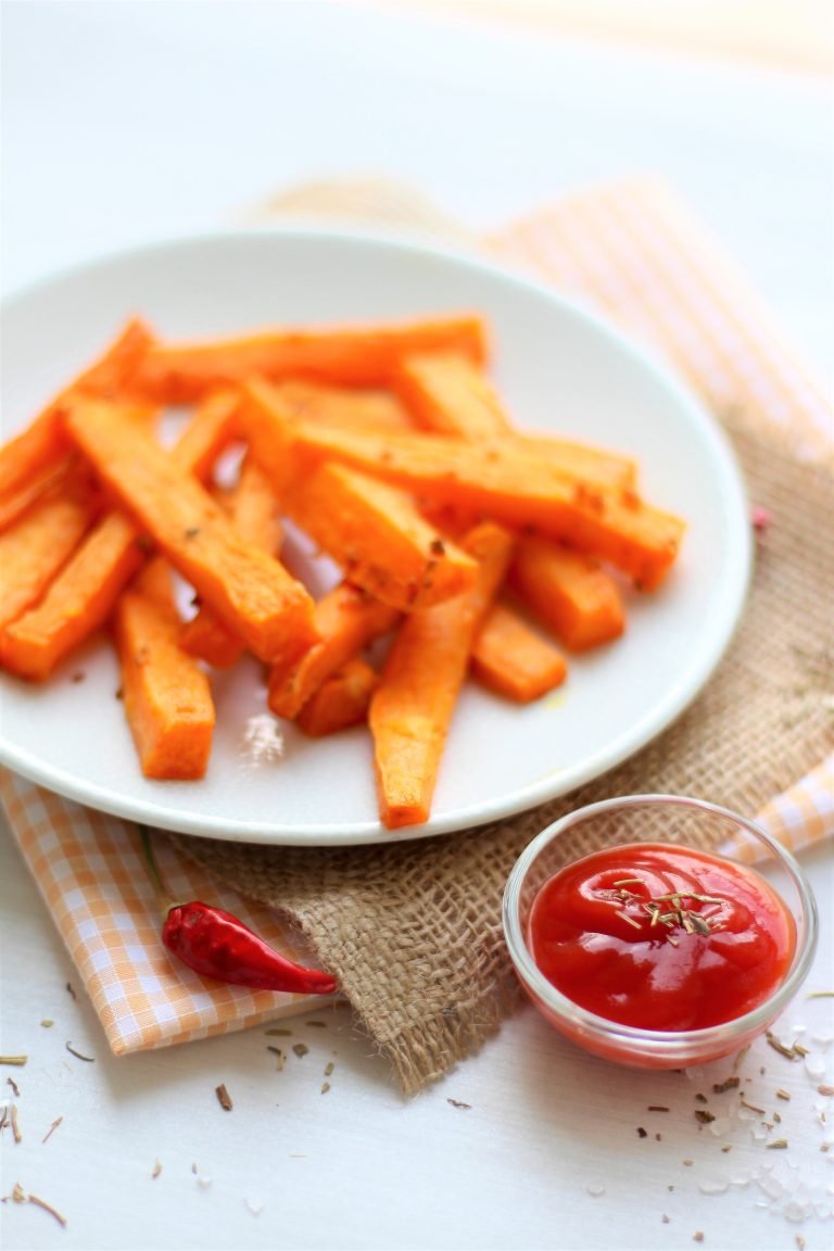 Frites De Patate Douce Au Four - Du Bio Dans Mon Bento