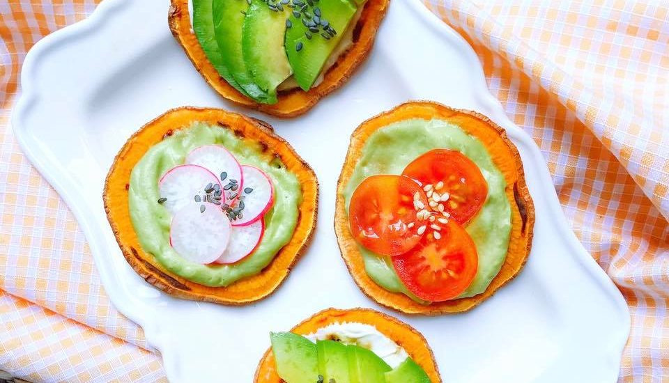 toasts de patate douce les tartines healthy