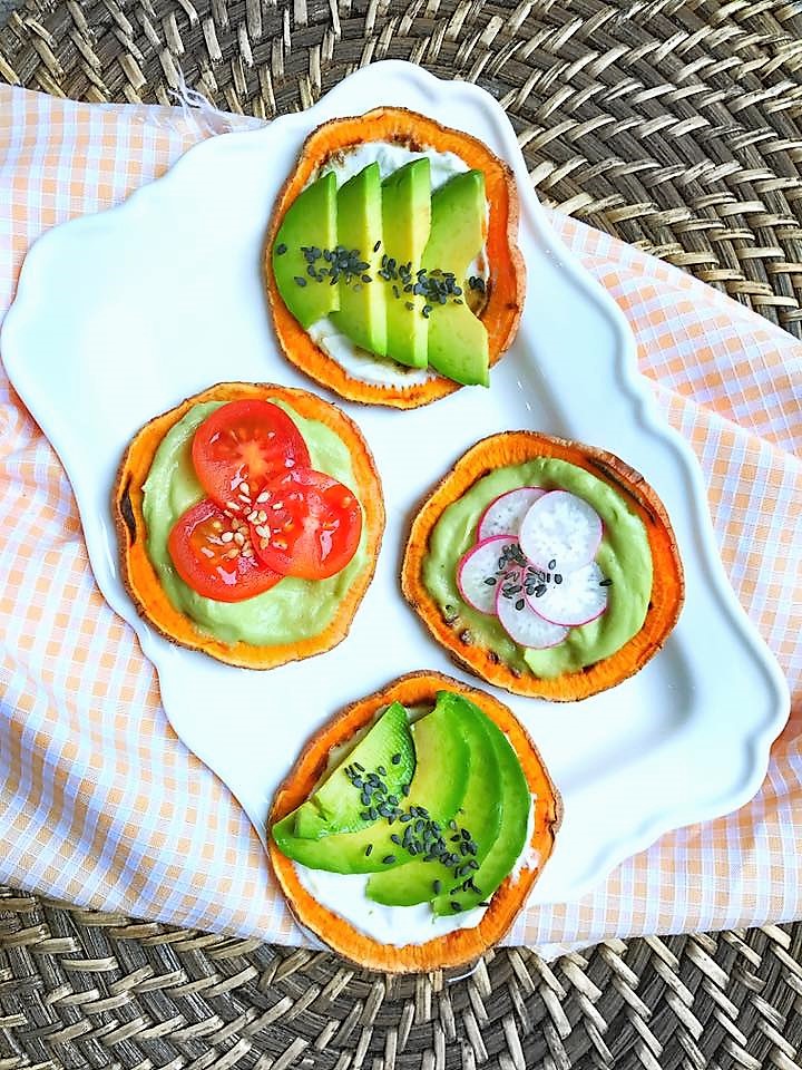 toasts de patate douce les tartines healthy