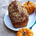 pumpkin and spices halloween vegan cake