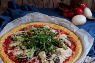 pizza pâte de chou-fleur