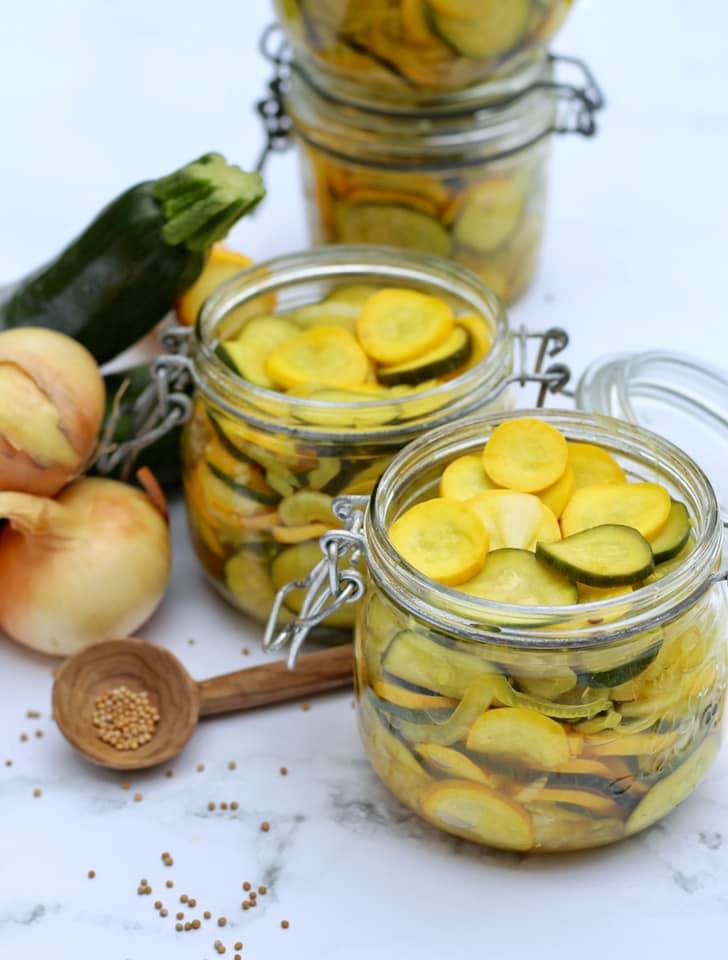 Pickles de courgettes